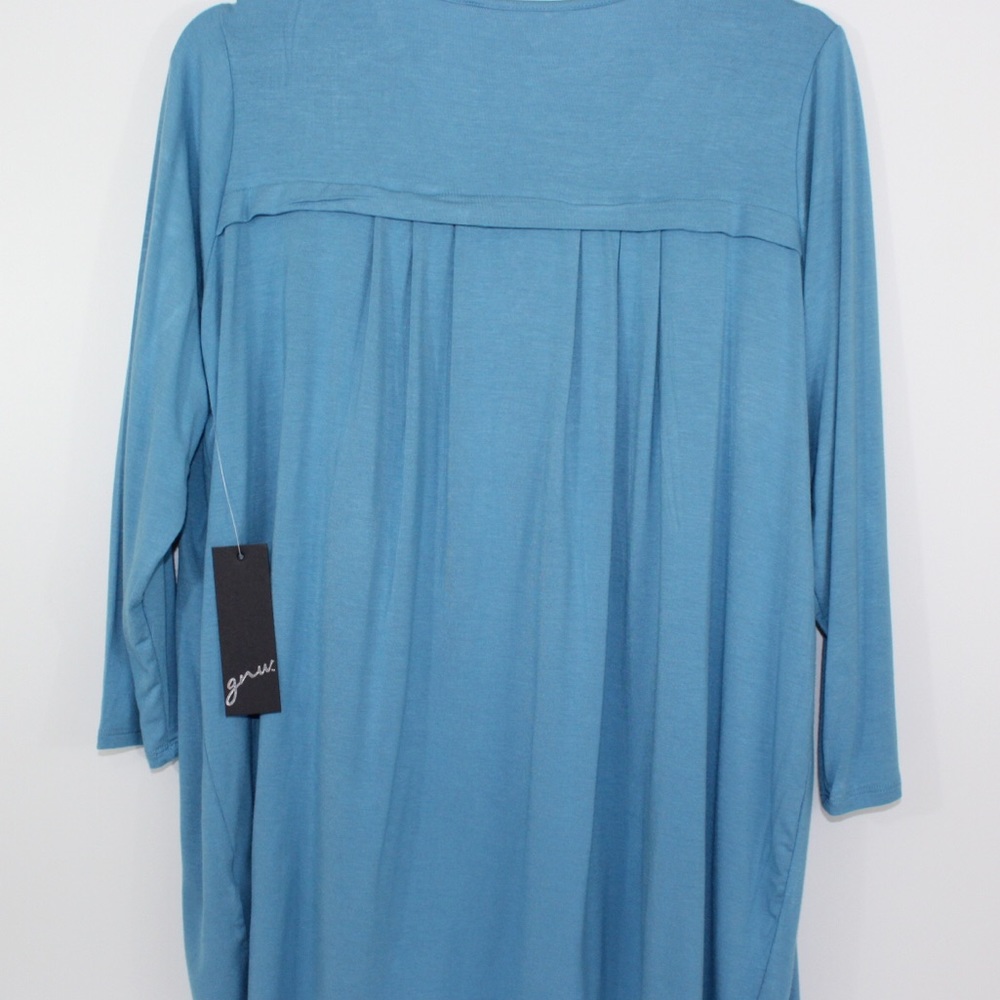 Blue Open Cardigan - Picture 2 of 4